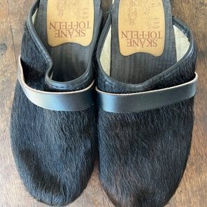 Cowhide Clogs Skane Toffeln Size 38